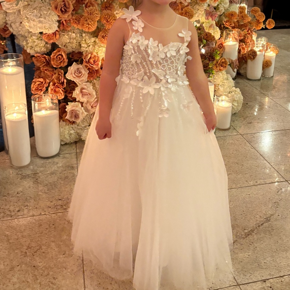Lan Ting Flower girl dress 4T